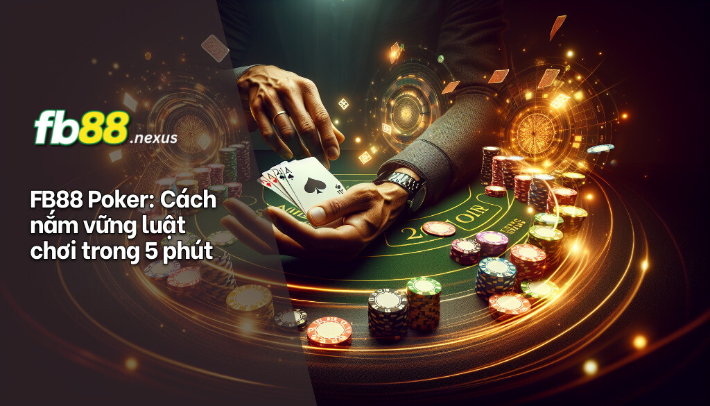 Fb88 poker cách năm vững luật chơi trong 5 phút