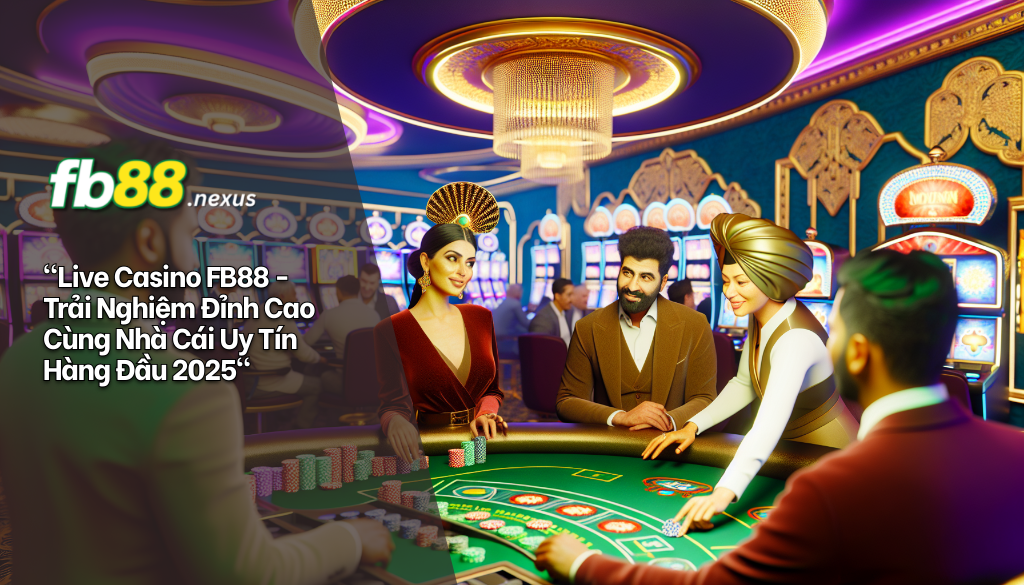 Live casino Fb88 - Trải nghiệm đỉnh cao cùng nhà cái uy tín hàng đầu 2025